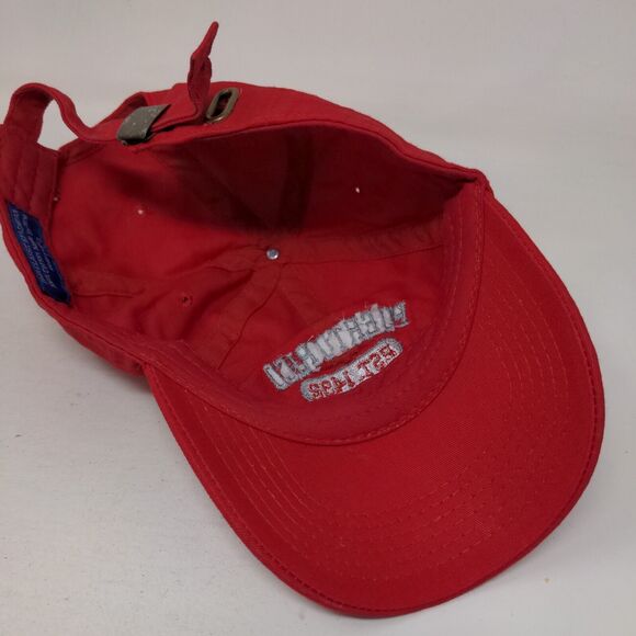 Puerto Rico Caribbean Paradise Slideback Hat Red One Size Embroidered - Picture 6 of 8